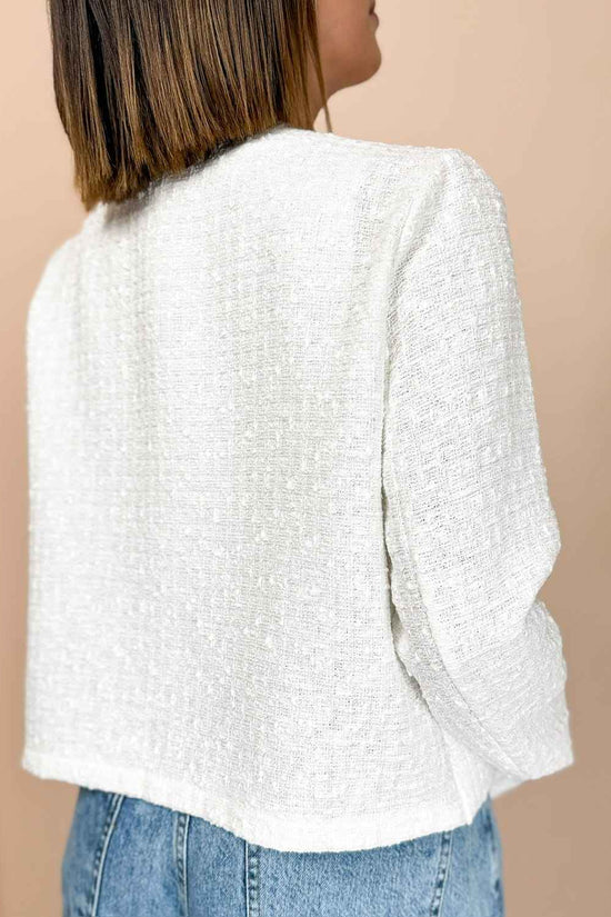 Giacca boucle - BIANCO