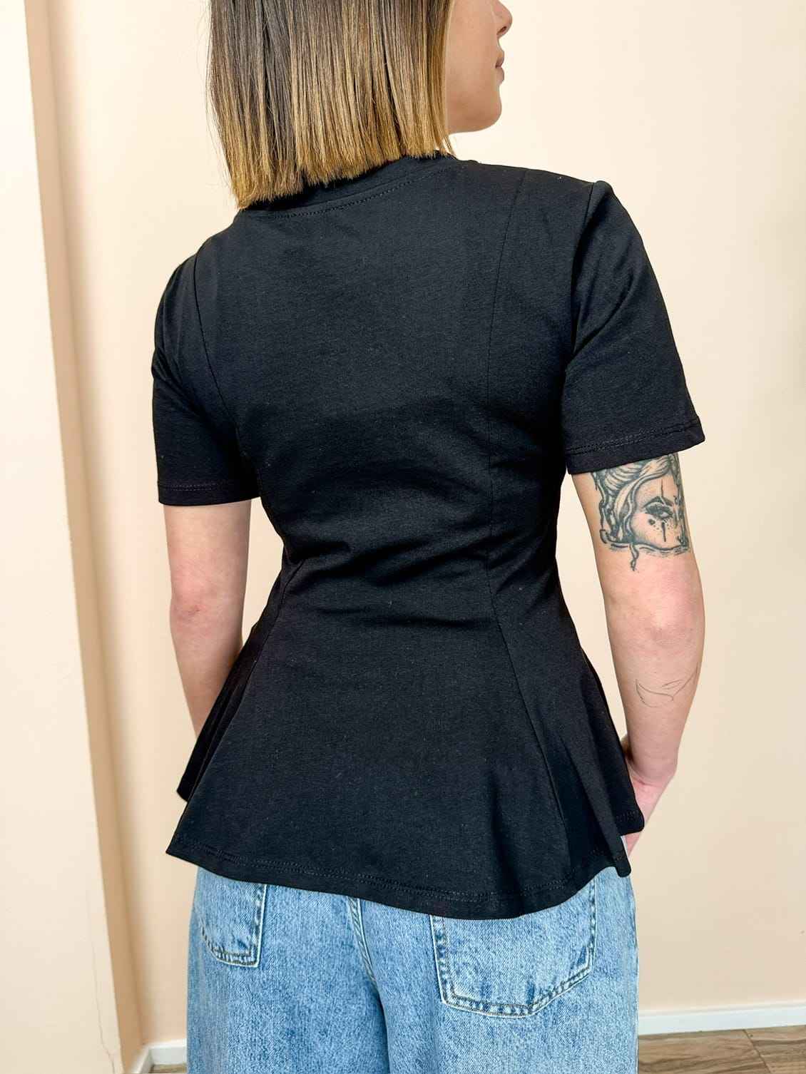 T-Shirt spicchi - NERO