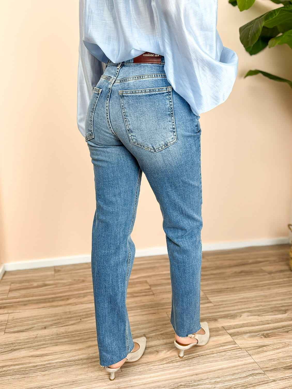 Jeans sigaretta stretch - LIGHT BLUE