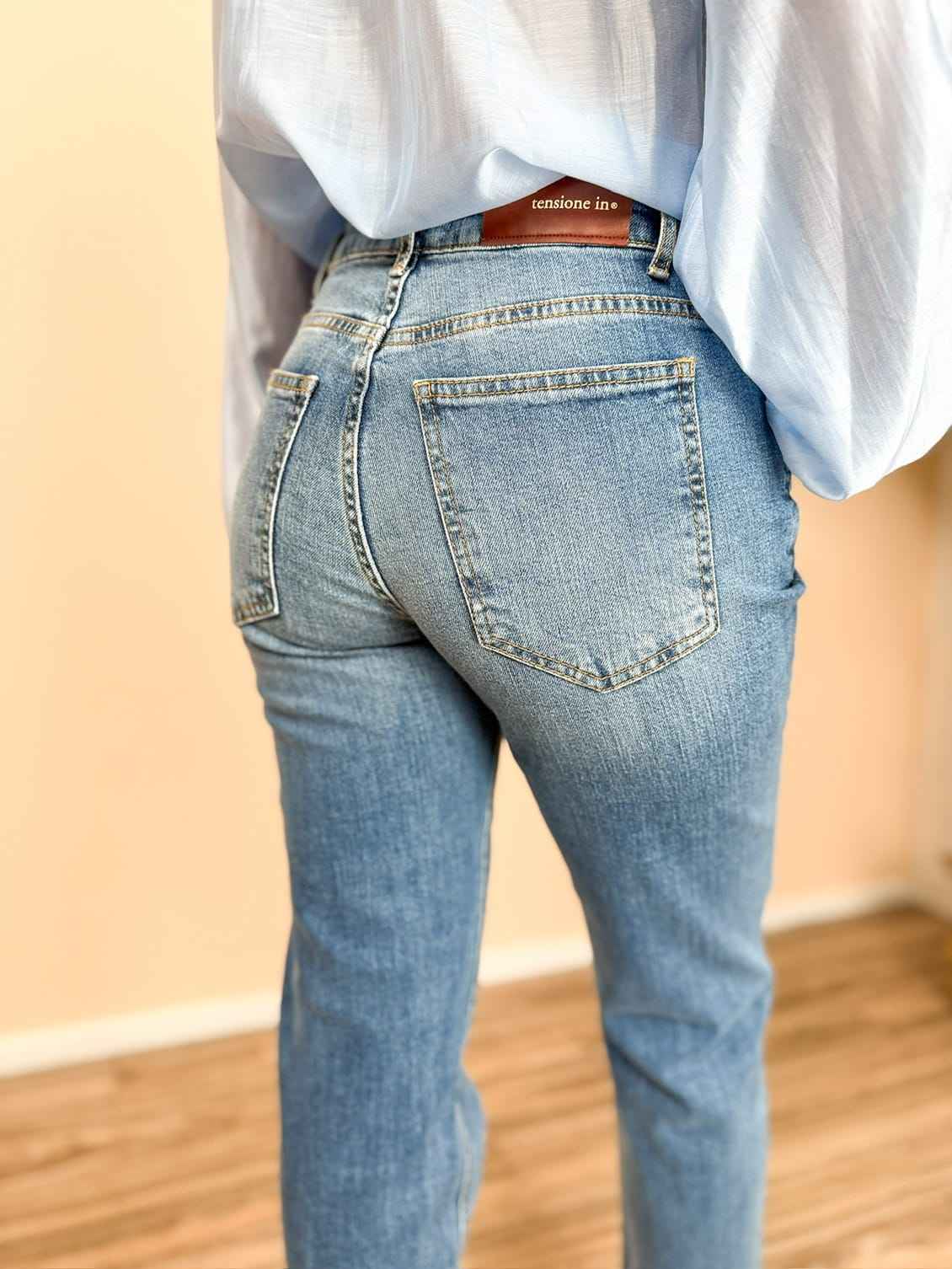 Jeans sigaretta stretch - LIGHT BLUE