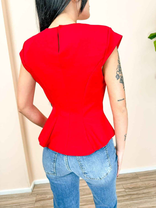 Casacca volant punto milano - ROSSO