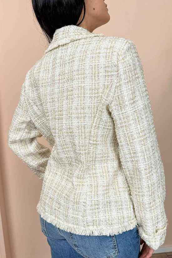 Giacca boucle - BIANCO