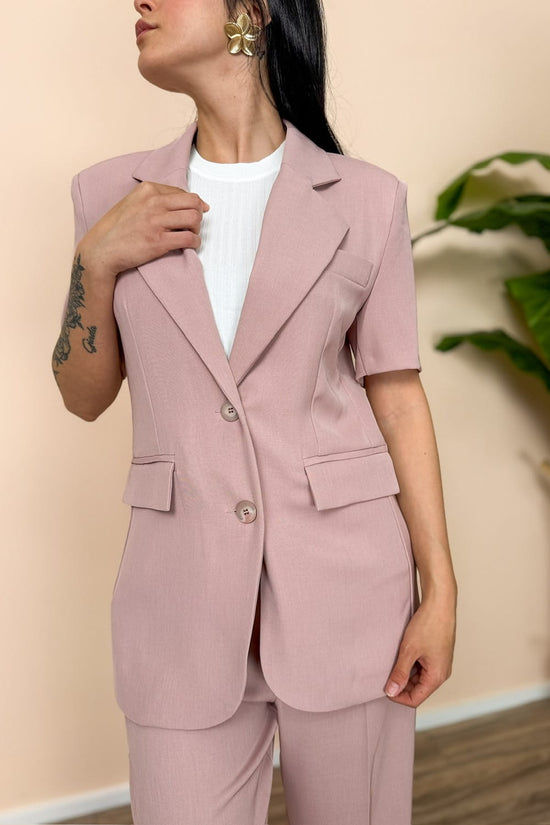 Giacca mezza manica cadì - ROSA