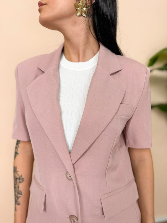 Giacca mezza manica cadì - ROSA