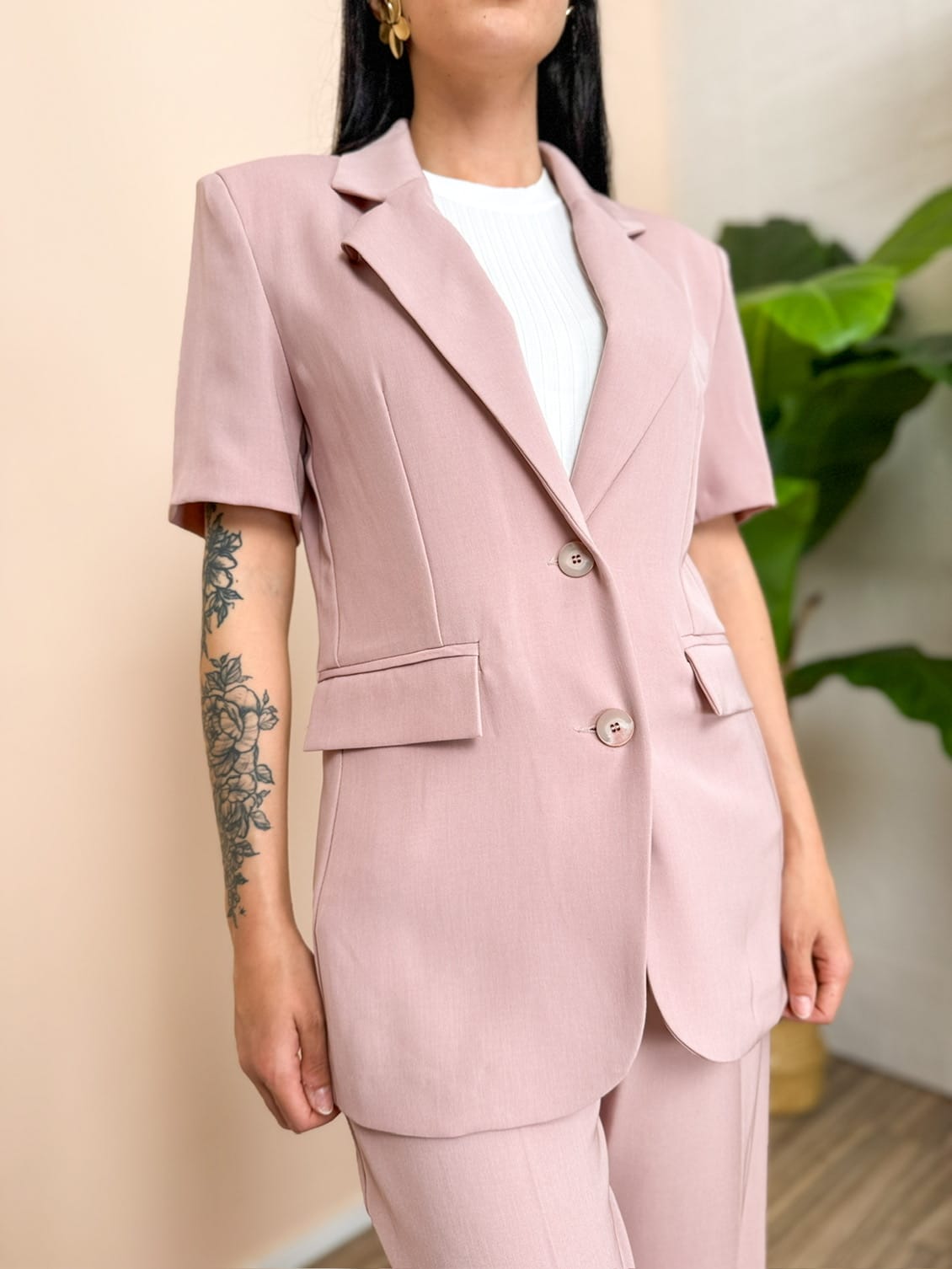 Giacca mezza manica cadì - ROSA