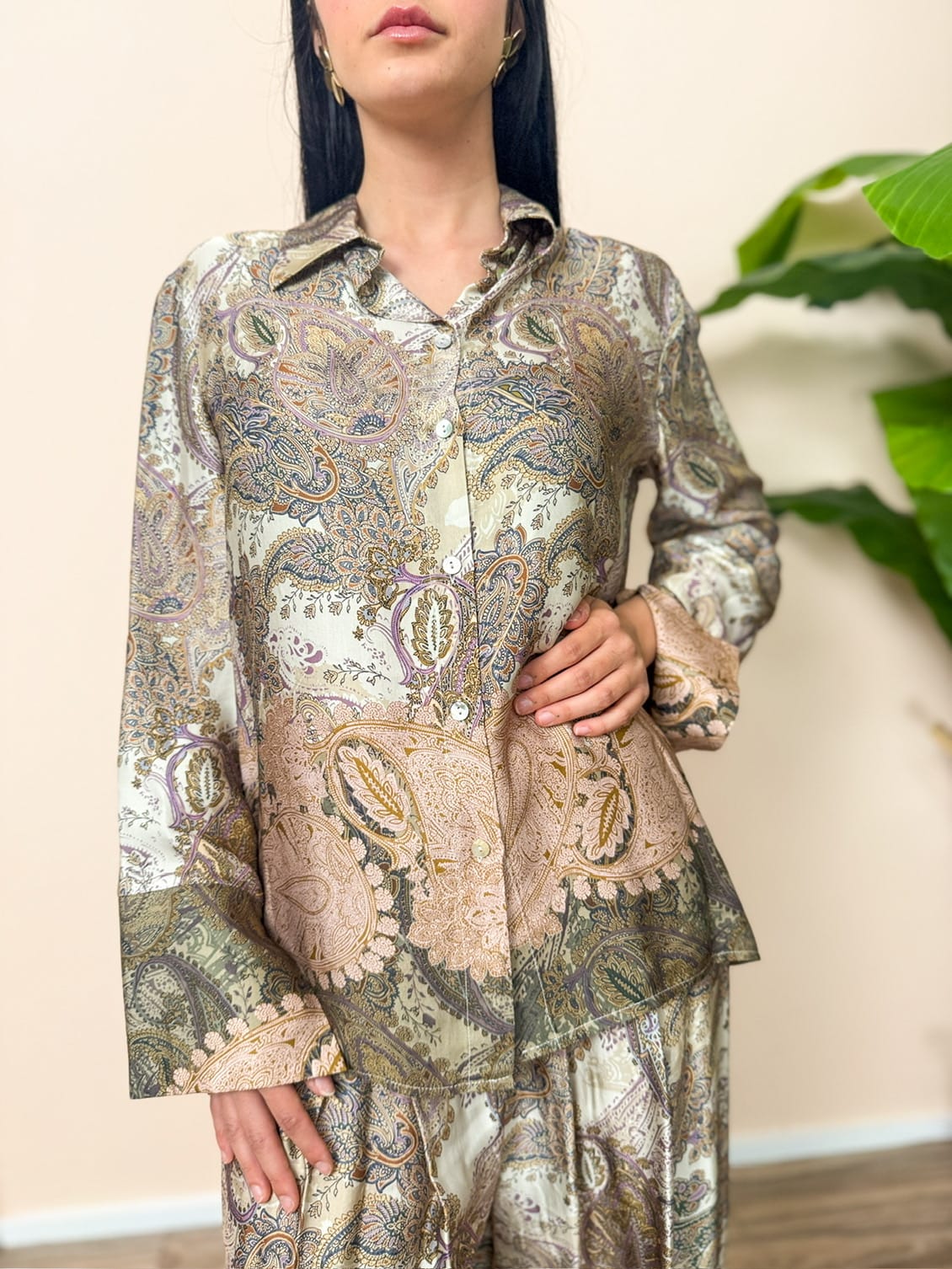 Camicia in viscosa - CACHEMIRE