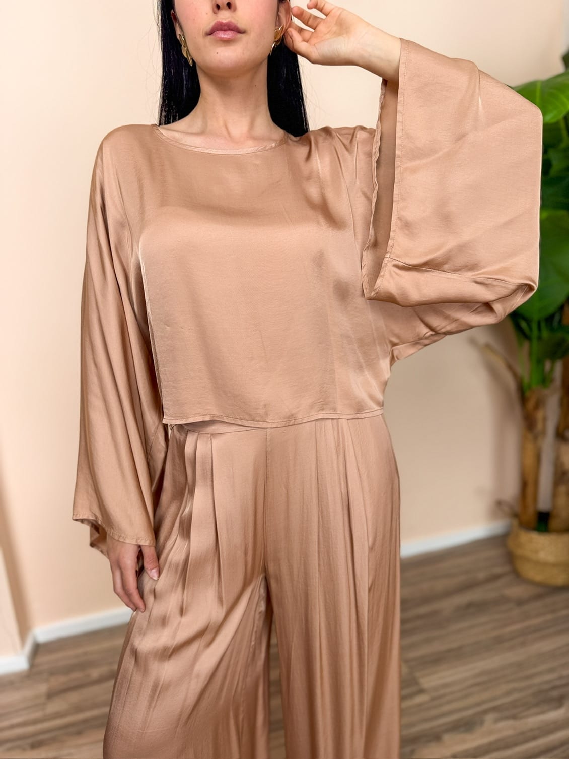 Blusa maniche over - BLUSH