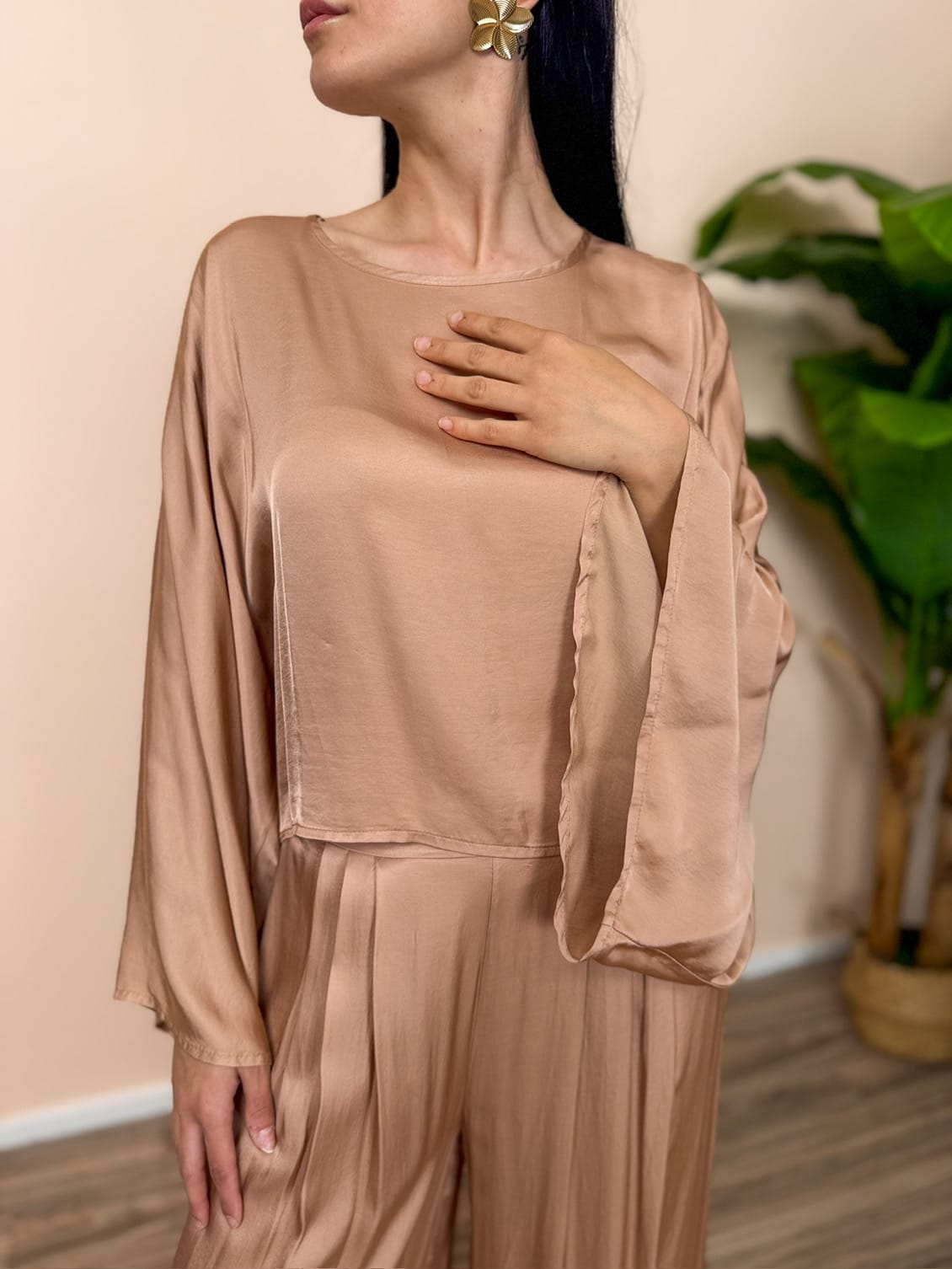 Blusa maniche over - BLUSH