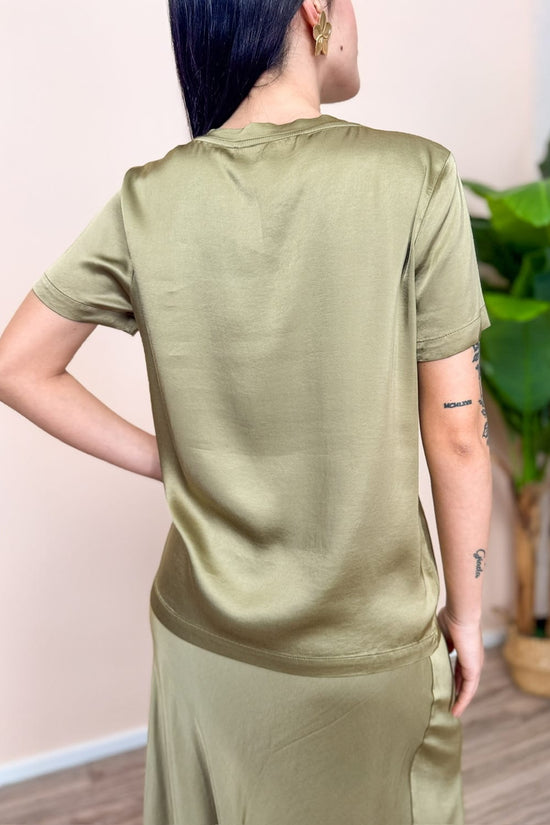 Blusa mezza manica - VERDE