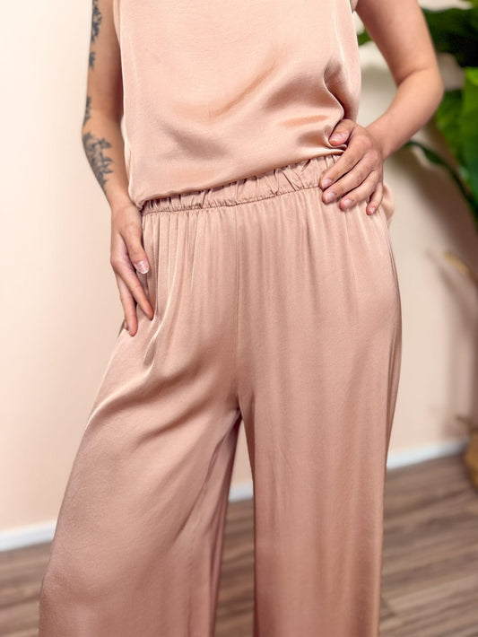 Pantalone in viscosa - BLUSH
