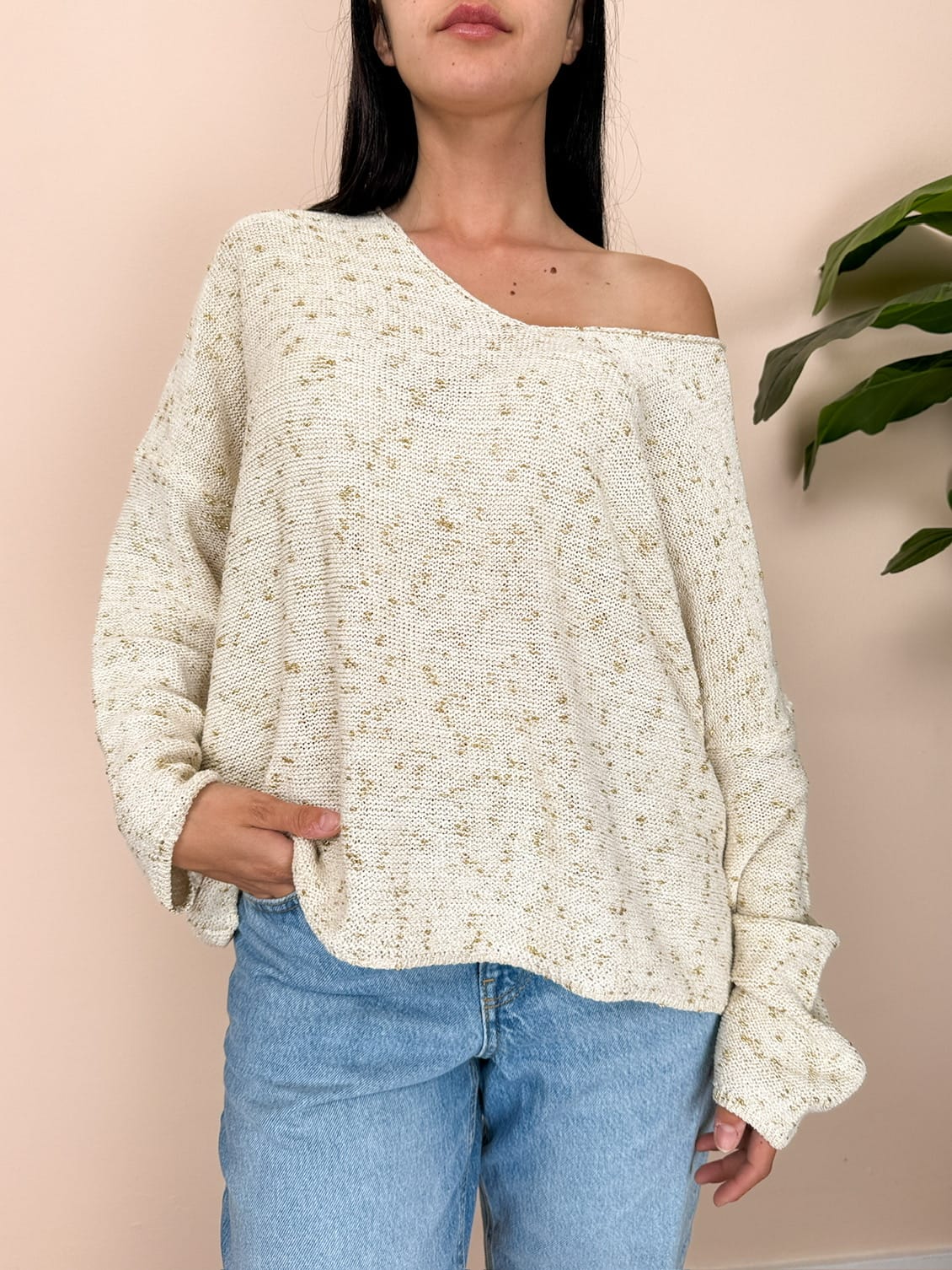 Pull lurex - CREMA