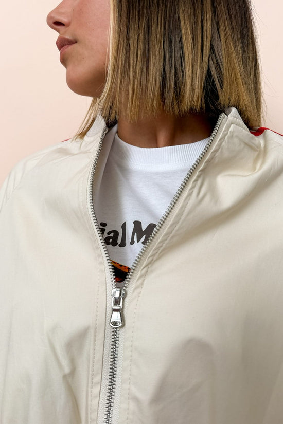 Giacca bomber righe - BURRO