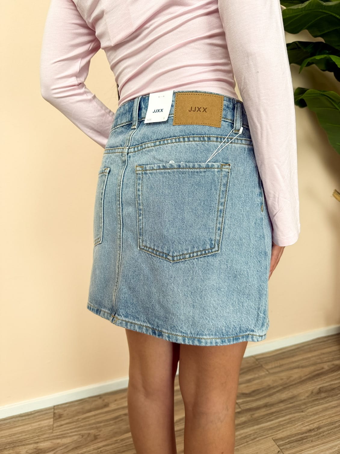 Gonna mini Laura in jeans - LIGHT BLUE