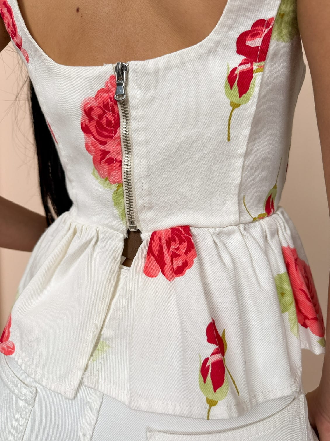Top corpetto - BIANCO