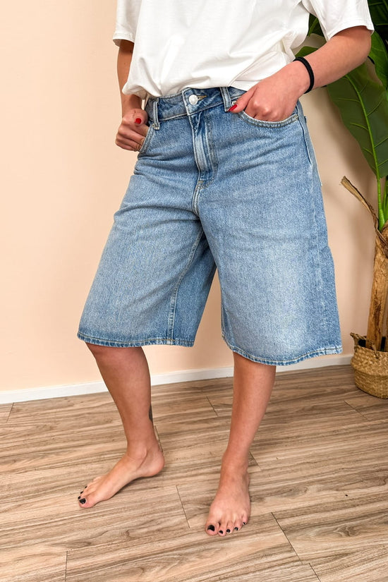 Bermuda Tokyo in jeans - MEDIUM BLUE