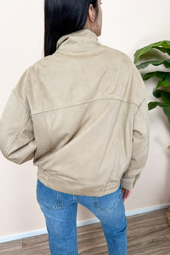 Giubbino in dainetto - BEIGE