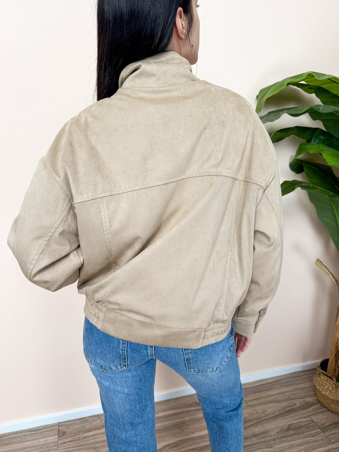 Giubbino in dainetto - BEIGE