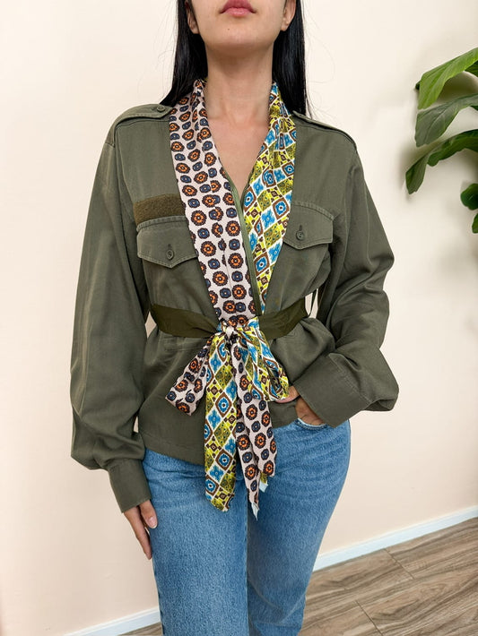 Camicia con foulard vintage - MILITARE