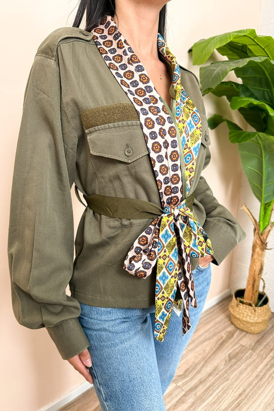 Camicia con foulard vintage - MILITARE