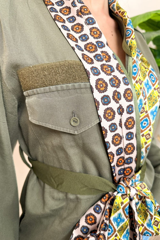 Camicia con foulard vintage - MILITARE