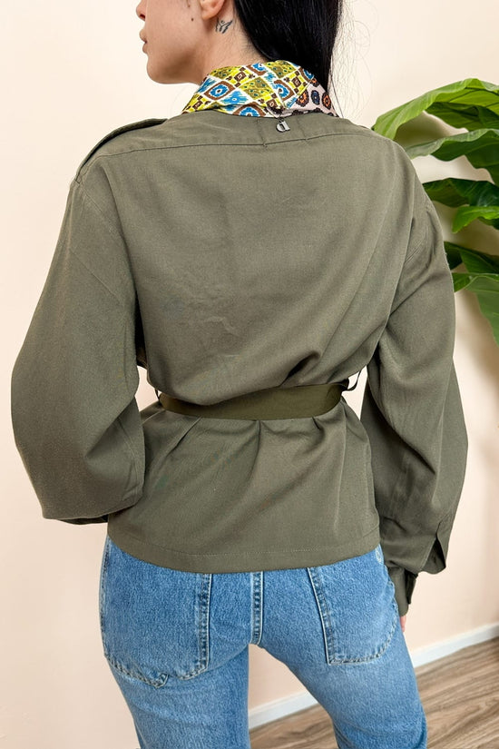 Camicia con foulard vintage - MILITARE