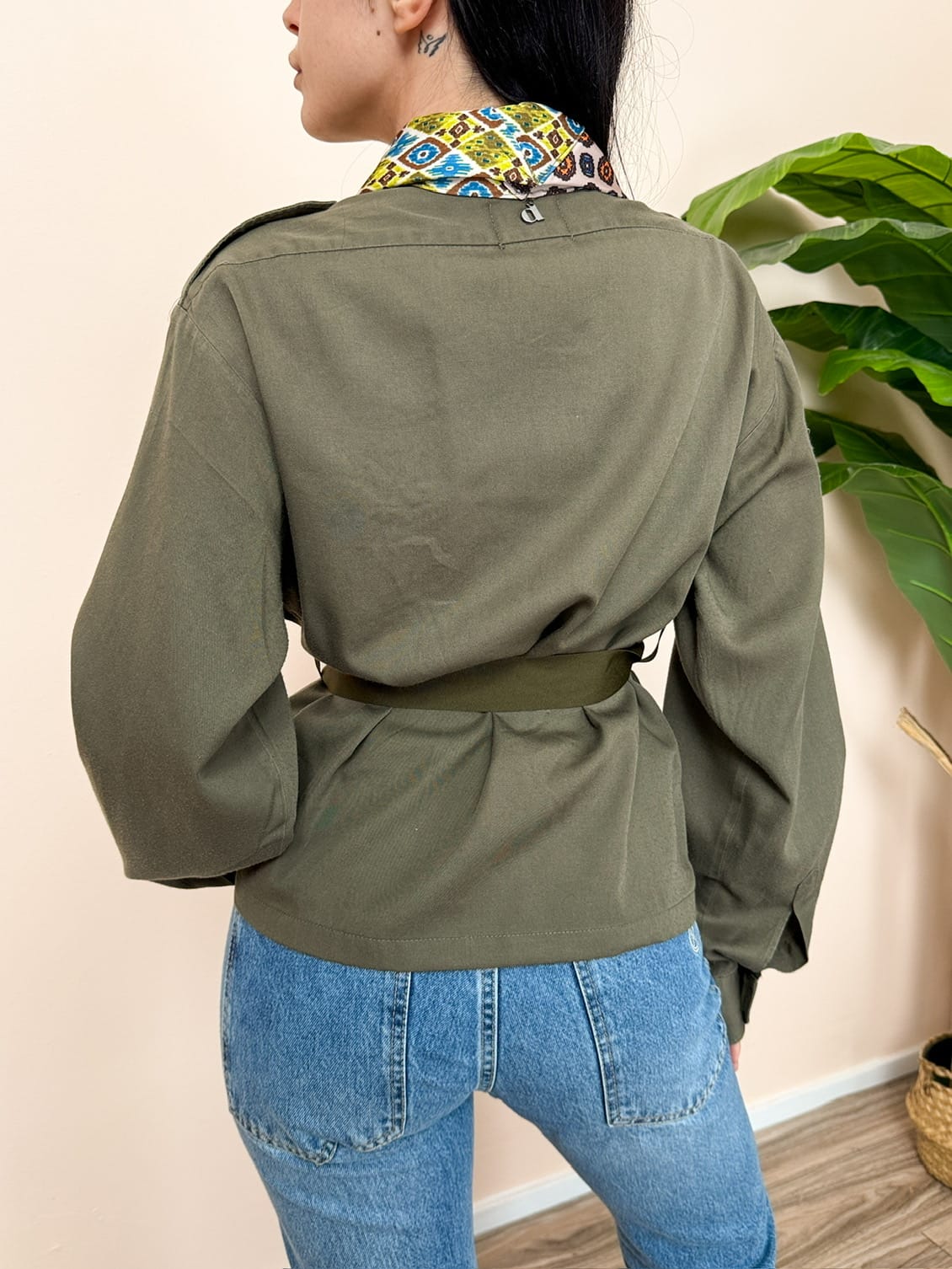Camicia con foulard vintage - MILITARE
