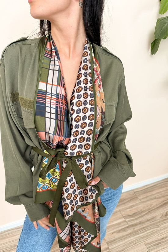 Giacca foulard - MILITARE