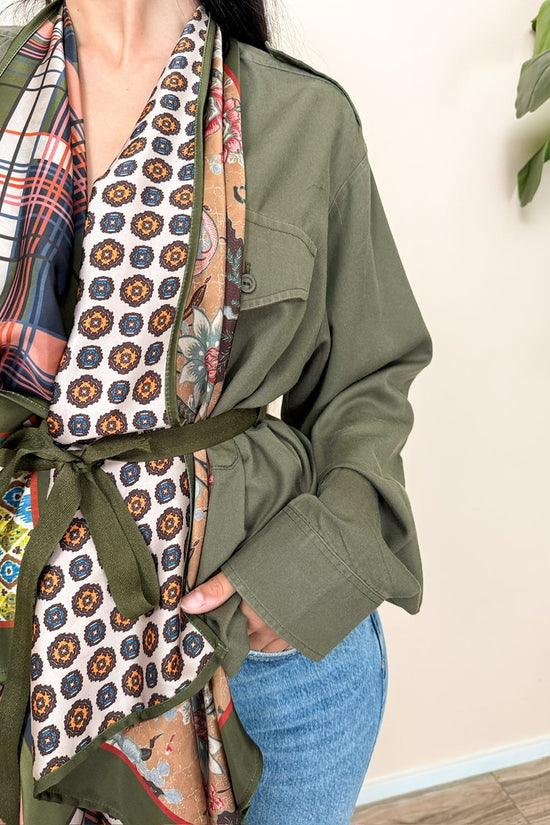 Giacca foulard - MILITARE