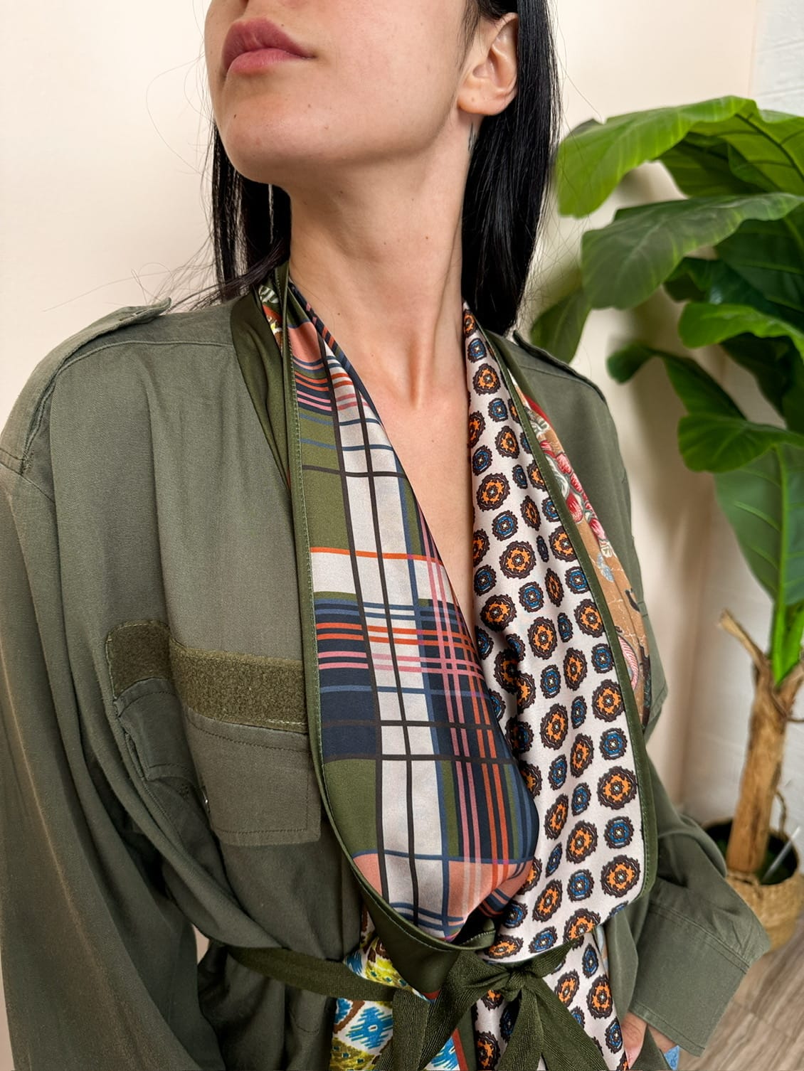 Giacca foulard - MILITARE