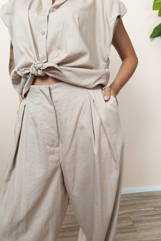Pantalone ballon - BEIGE