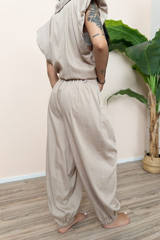 Camicia spalline - BEIGE