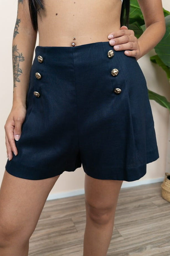 Shorts in cotone - BLU
