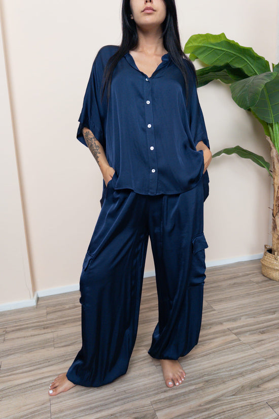 Camicia in viscosa - BLU