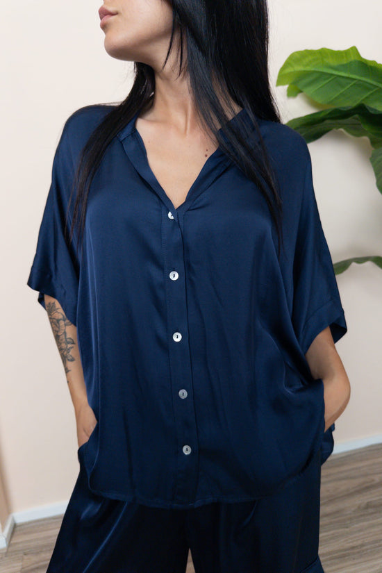 Camicia in viscosa - BLU
