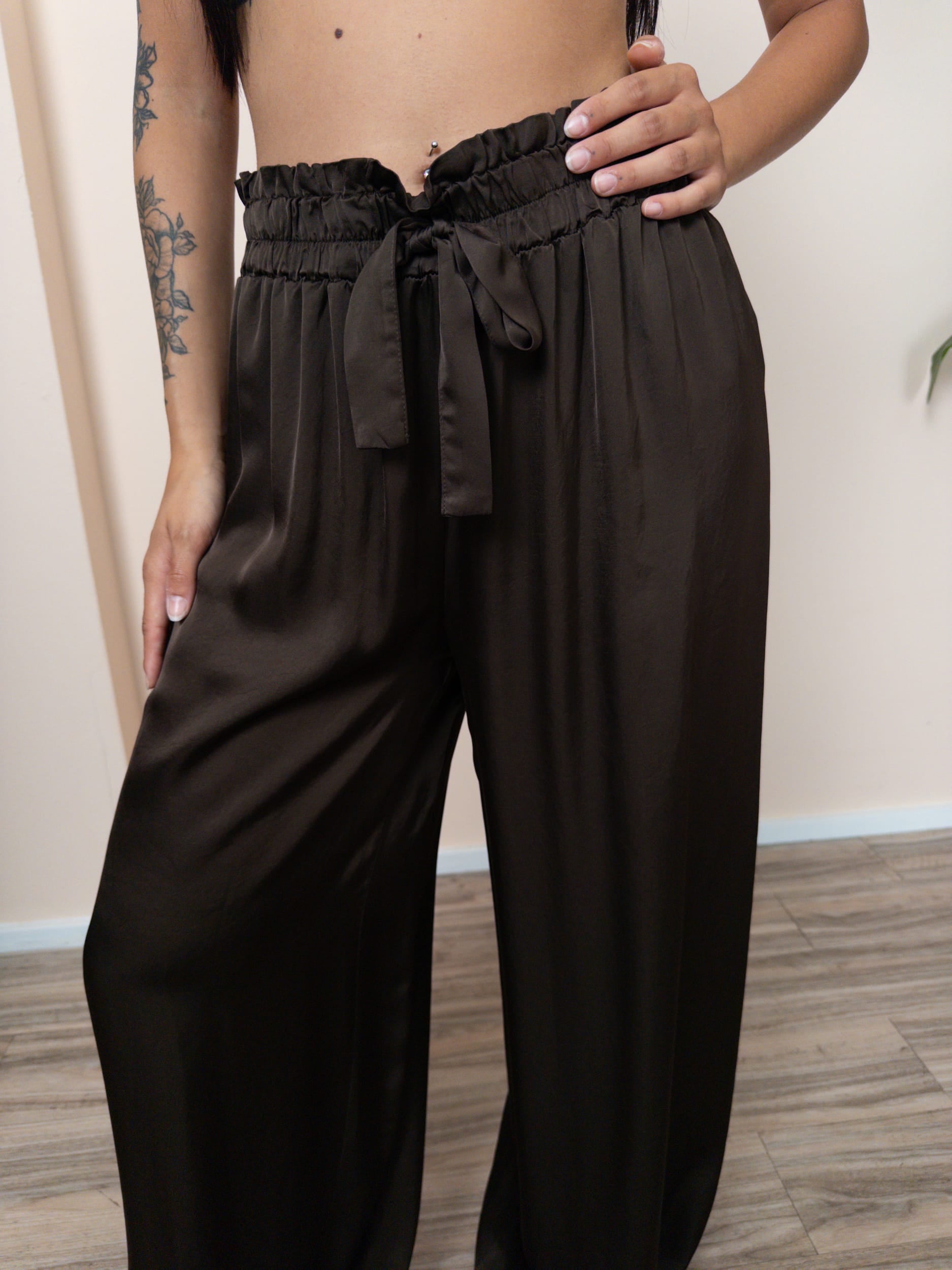 Pantalone viscosa - CACAO