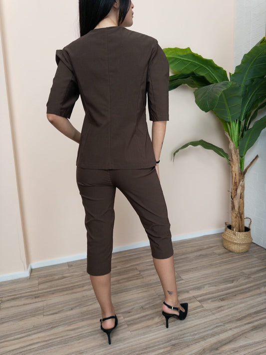 Pantalone capri - MORO