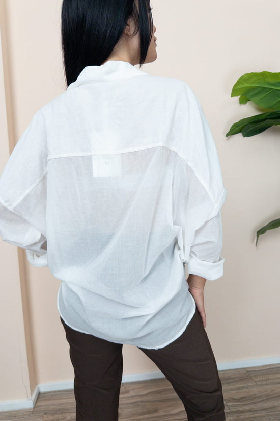 Camicia in mussola - LATTE