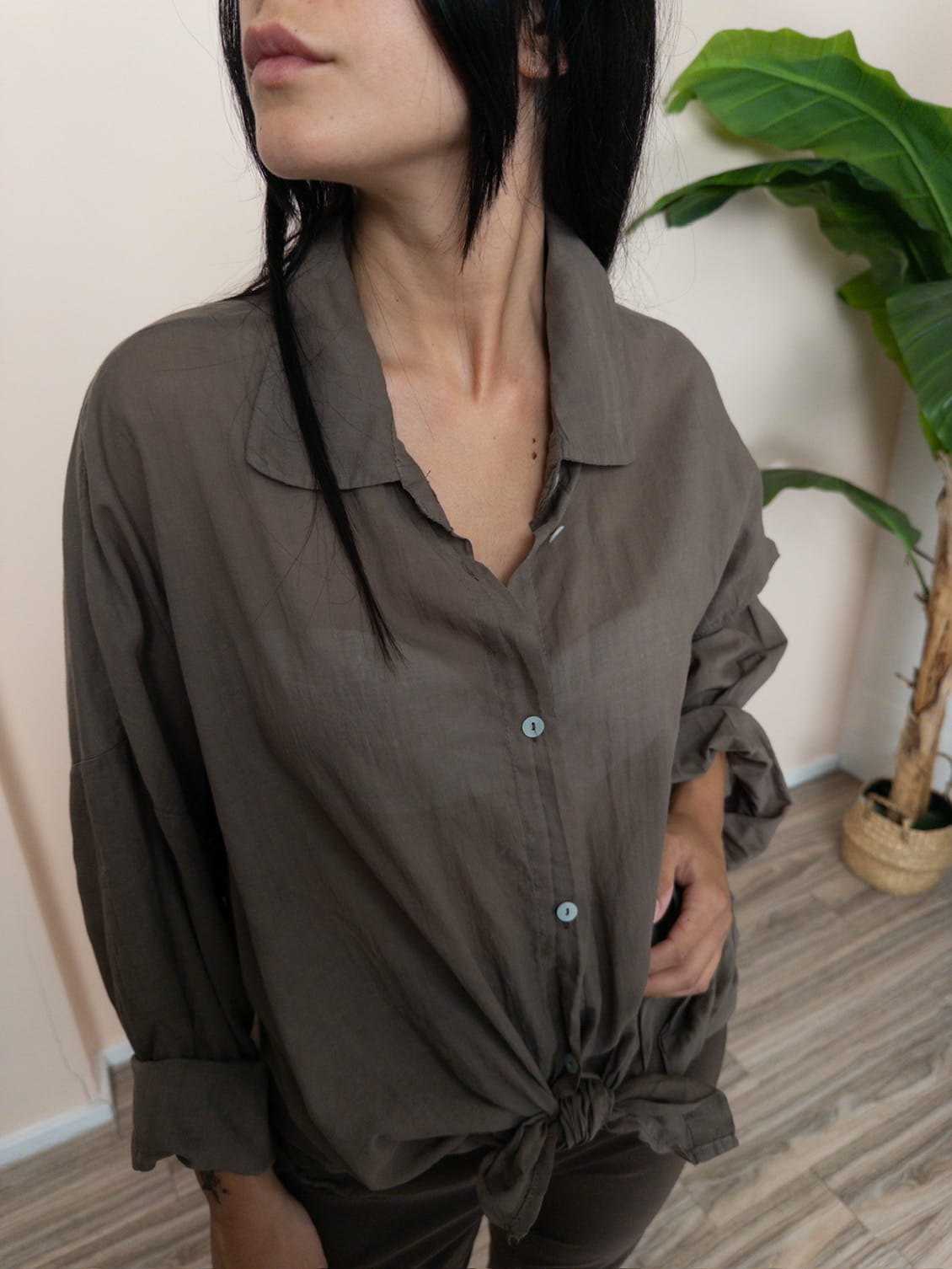 Camicia in mussola - MORO