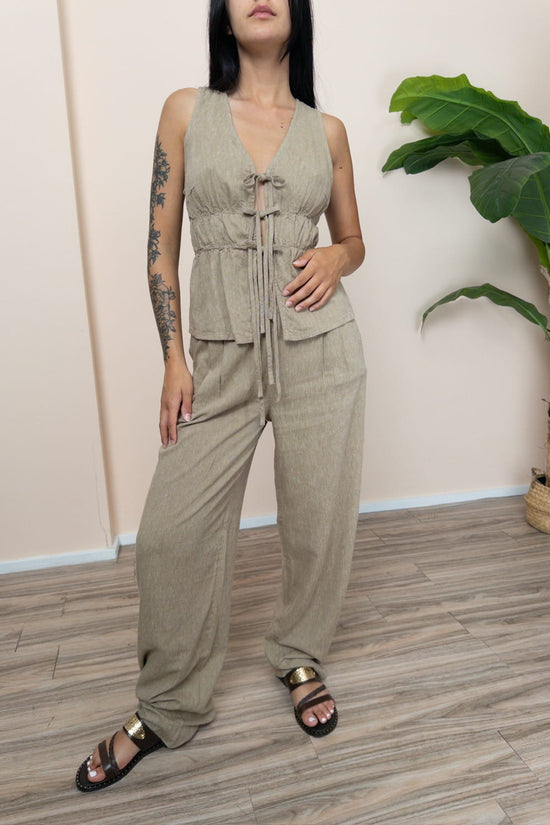 Pantalone lino Almira - LINO