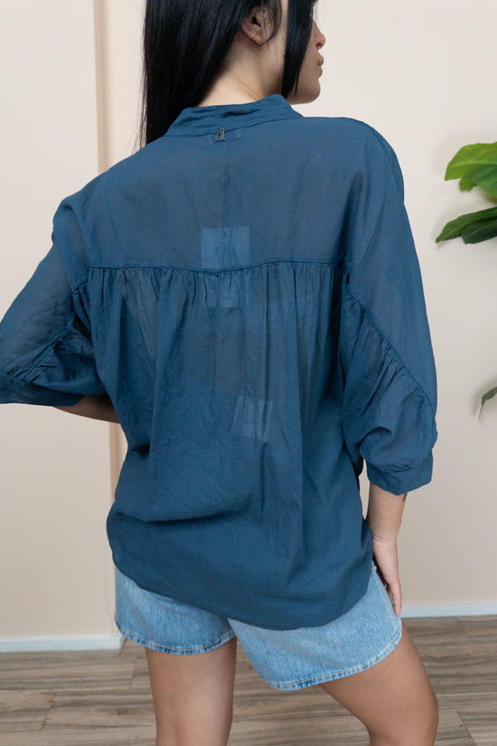 Camicia in mussola - BLU