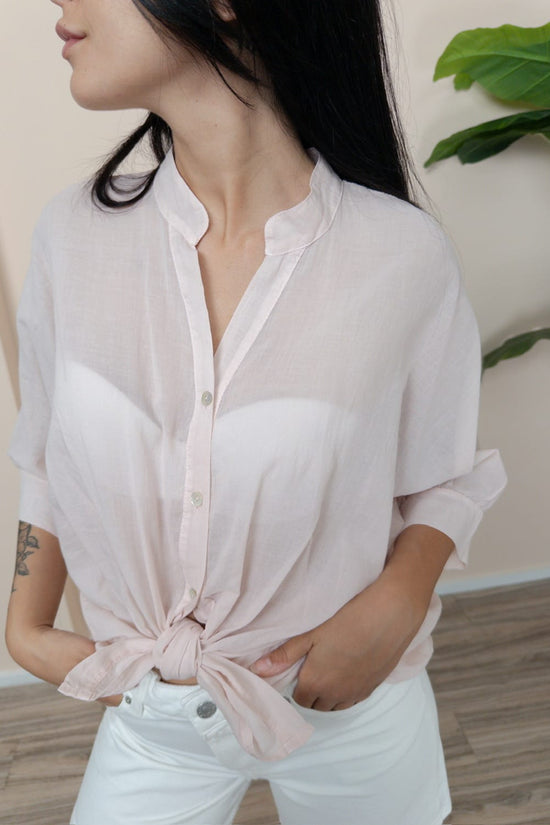 Camicia in mussola - ROSA
