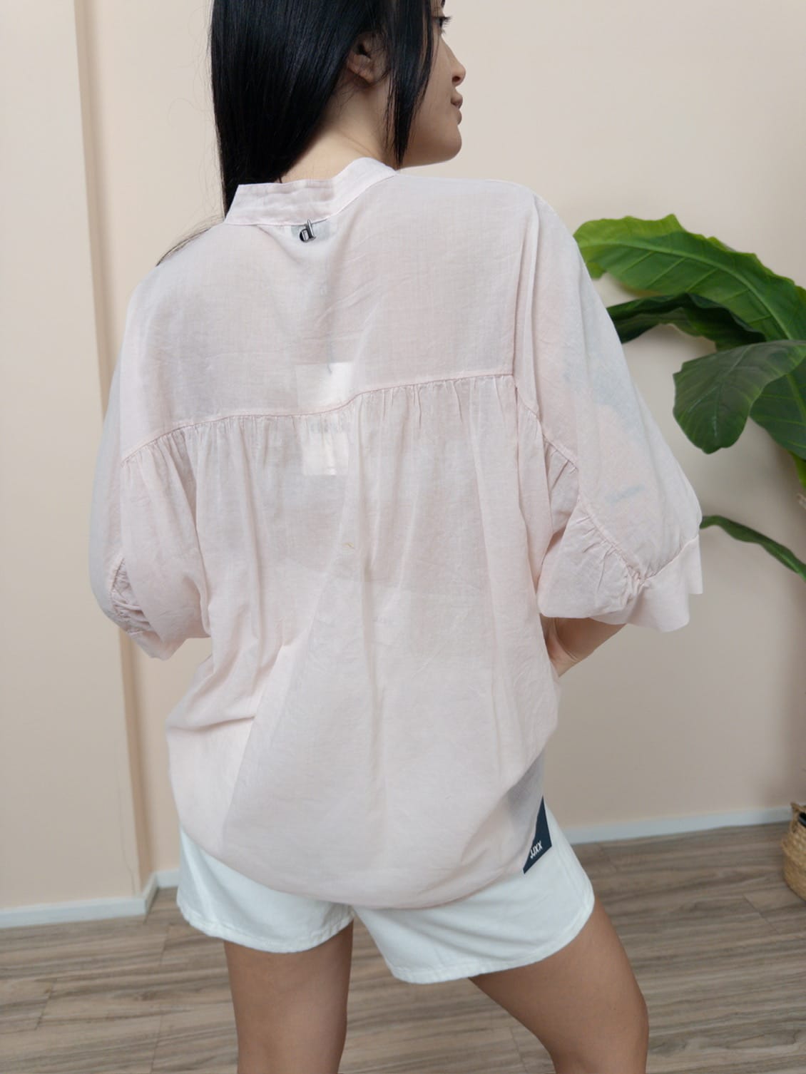 Camicia in mussola - ROSA