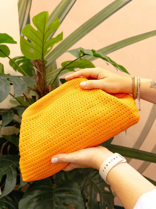 Pochette traforata - ARANCIO