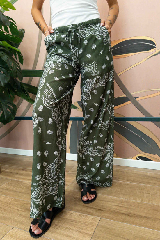 Pantalone bandana - VERDE