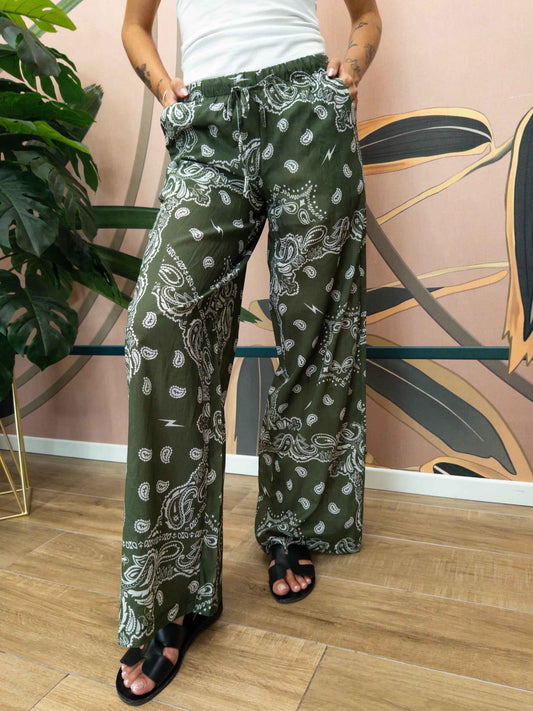 Pantalone bandana - VERDE