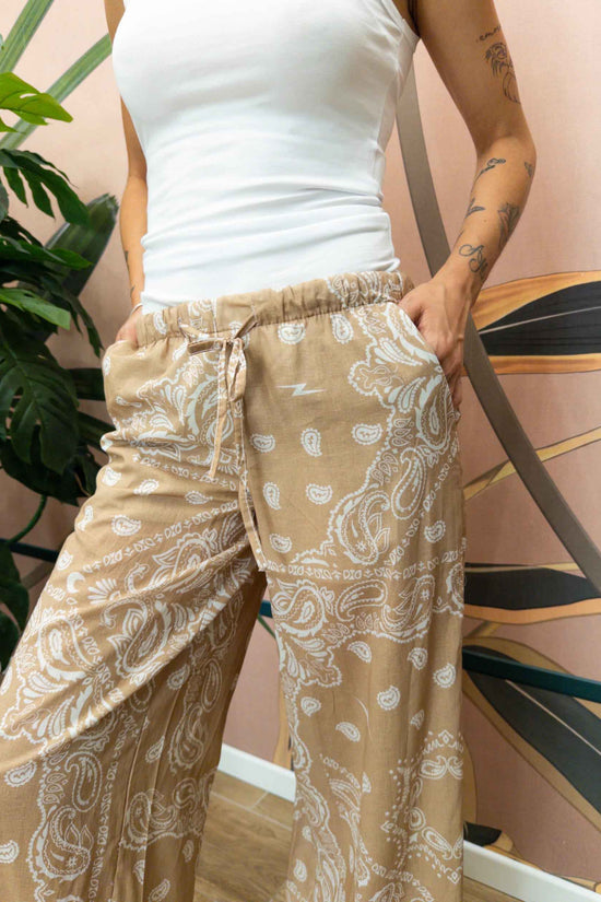 Pantalone bandana - BEIGE