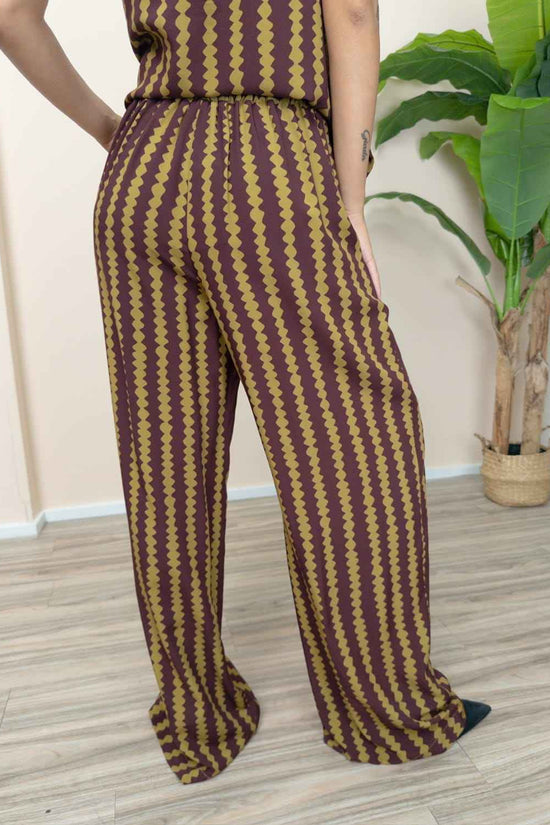 Pantalone viscosa - PRUGNA