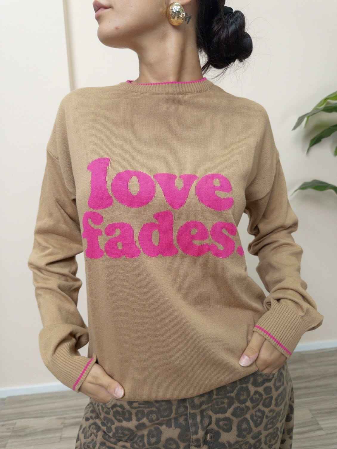 Maglia love fades - CAMMELLO