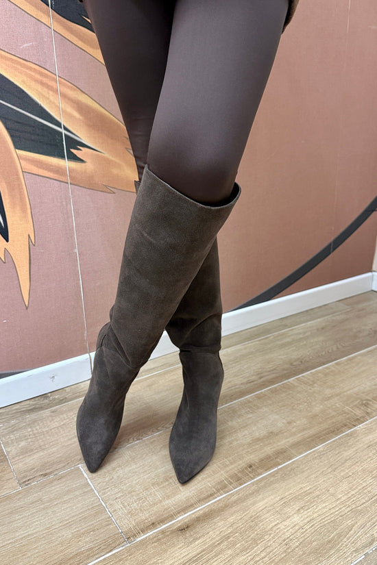 stivale camoscio - CAFFE'