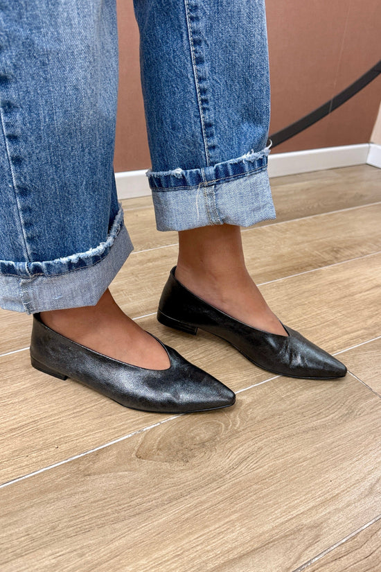 ballerina in pelle - CANNA DI FUCILE